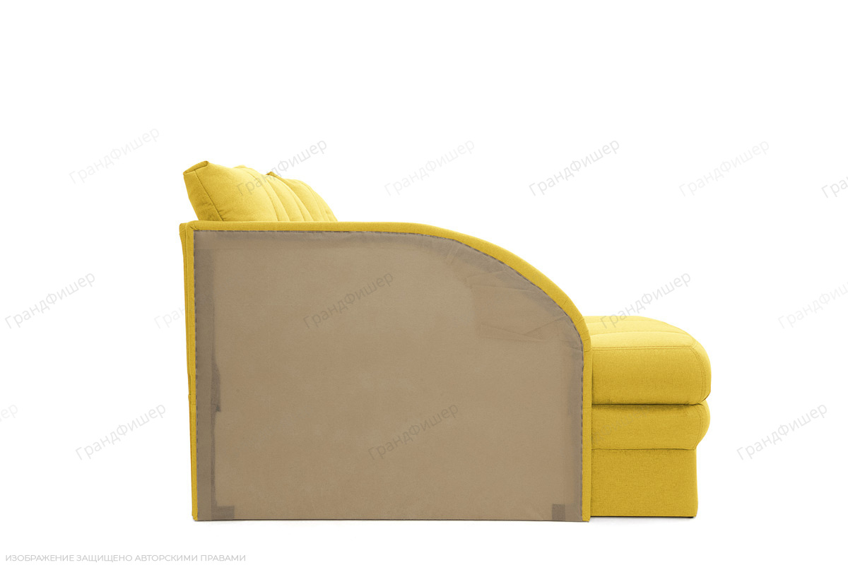 Двуспальный диван Мираж Dream Yellow Вид сбоку