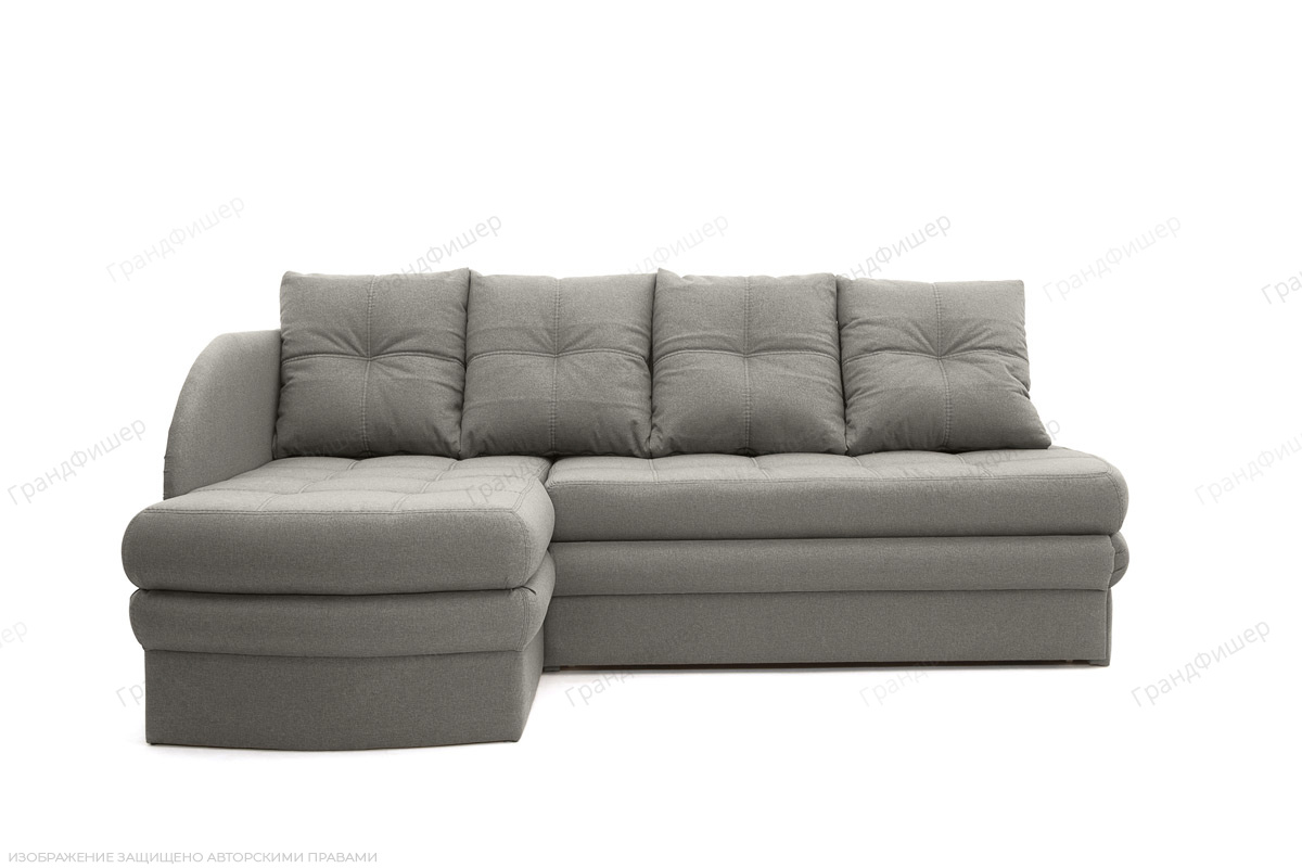 Серый диван Мираж Dream Grey Вид спереди