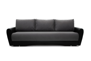 Дешевый диван Джаз Amigo Grafit + Sontex Black Вид спереди