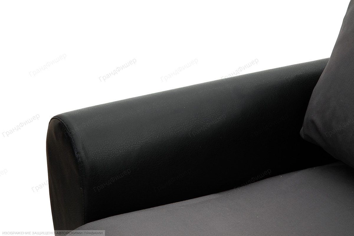 Дешевый диван Джаз Amigo Grafit + Sontex Black Подлокотник