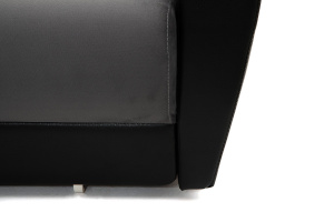 Дешевый диван Джаз Amigo Grafit + Sontex Black Подушки