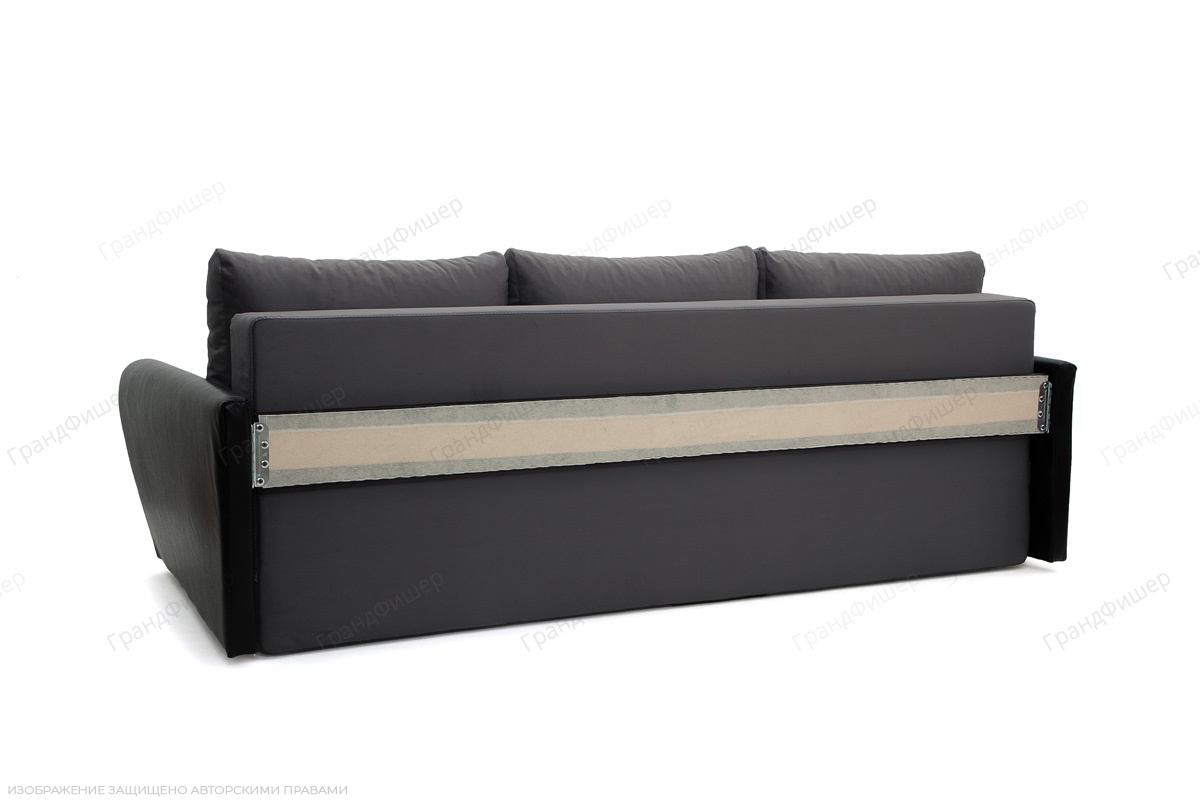 Дешевый диван Джаз Amigo Grafit + Sontex Black Вид сзади