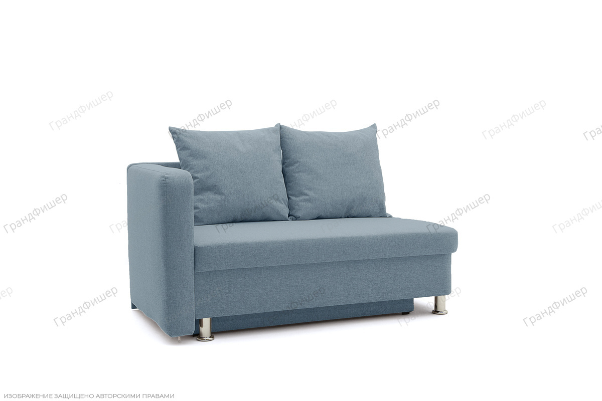 Диван для маленькой кухни Лион Dream Blue Вид по диагонали
