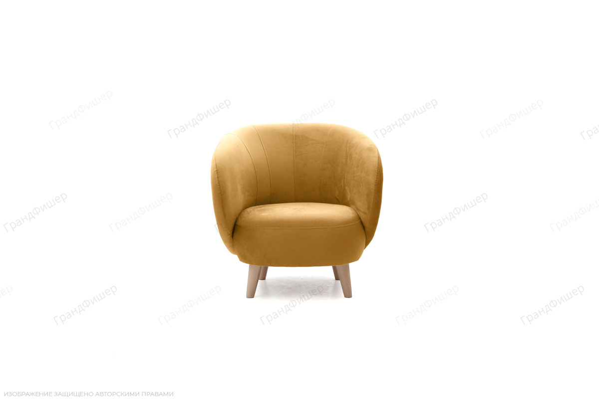 Кресло Макс Amigo Yellow Вид спереди