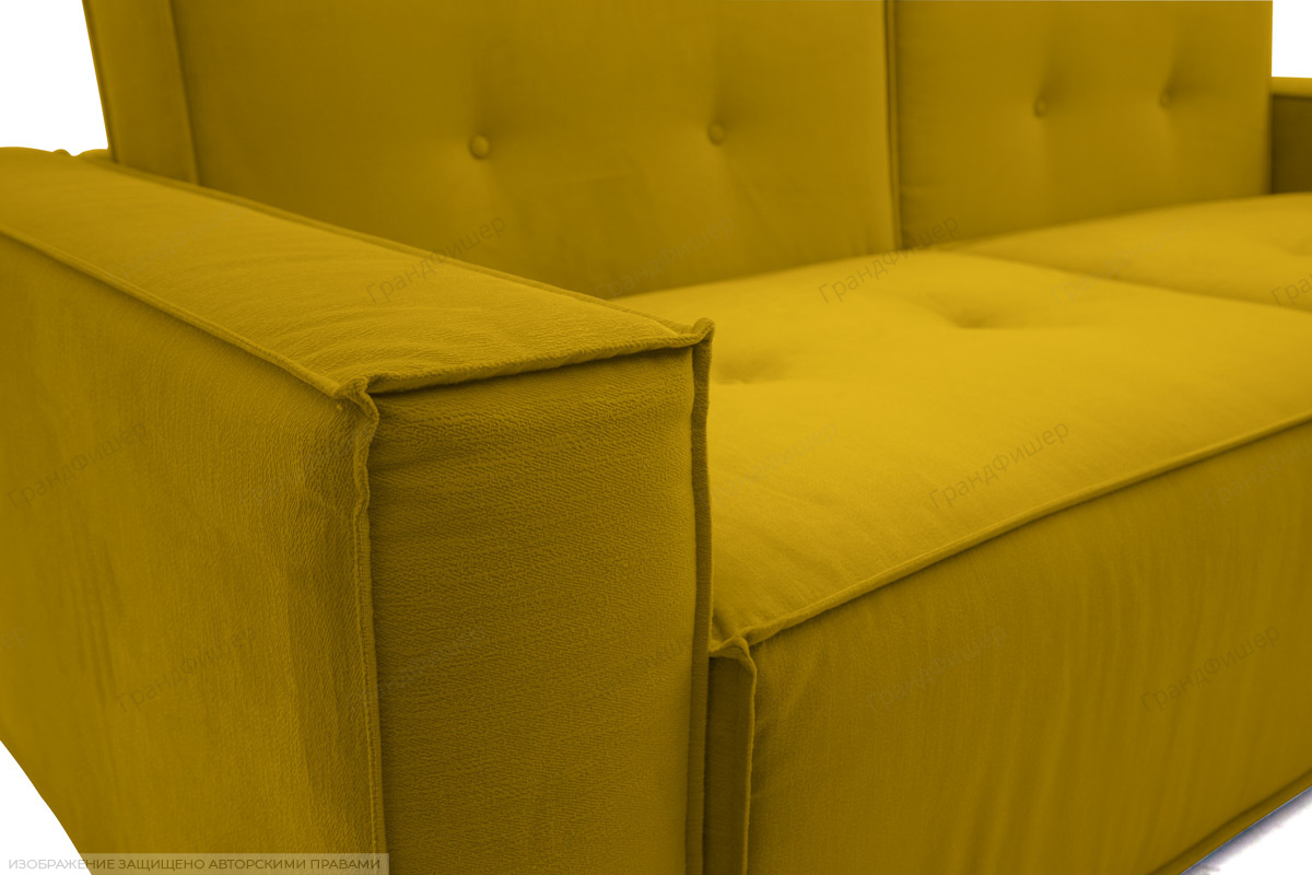 Прямой диван Модест Rio Mustard Подлокотник