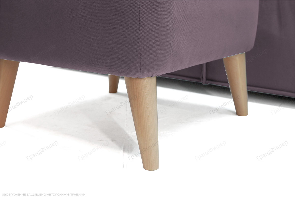 Фиолетовый диван Модест Rio Plum Ножки