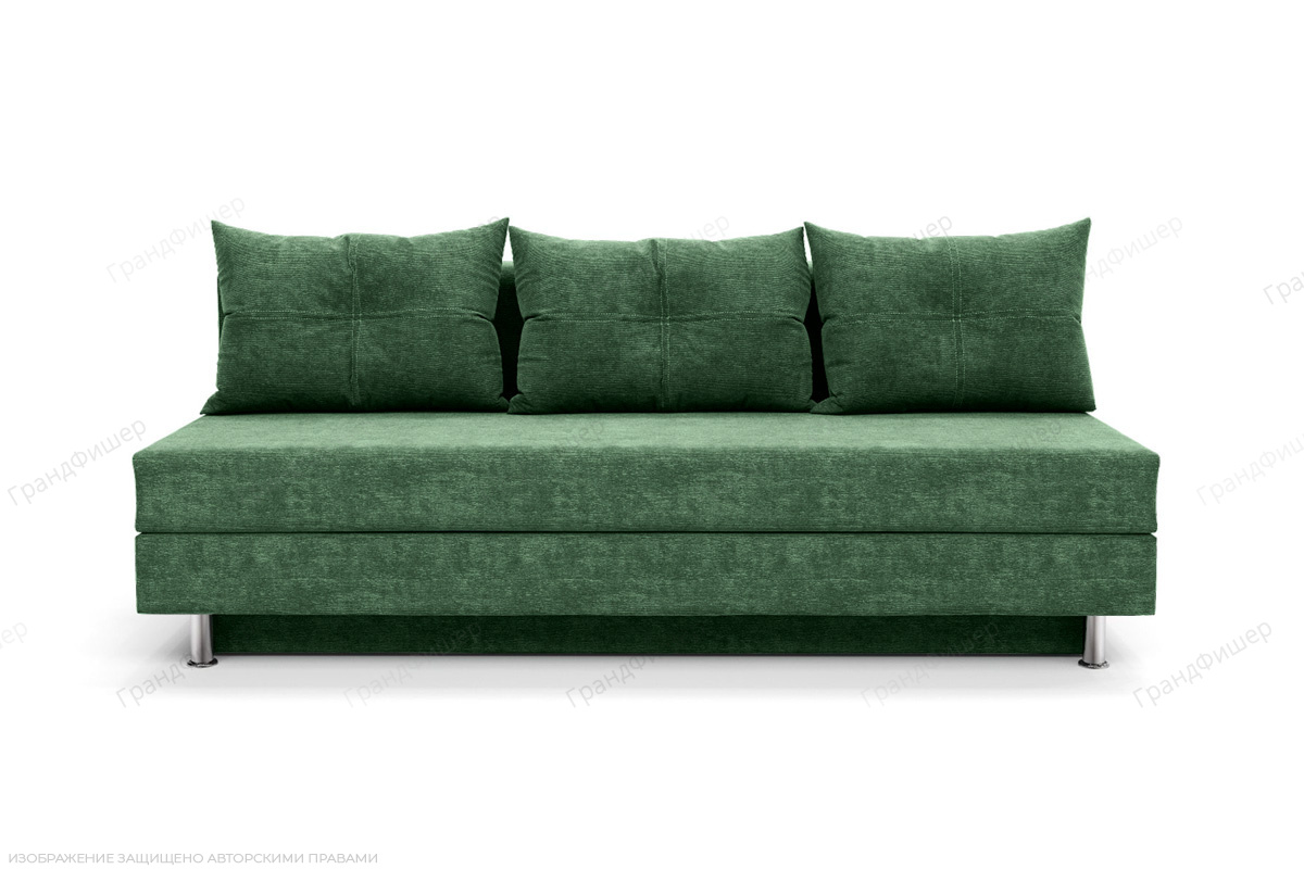 Прямой диван Мист Amigo Green Вид спереди