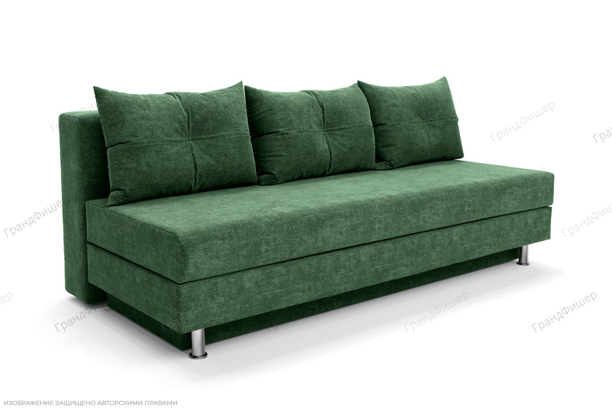Прямой диван Мист Amigo Green Вид по диагонали