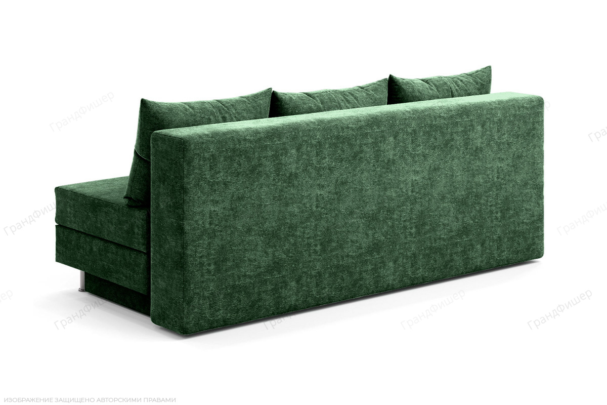 Прямой диван Мист Amigo Green Вид сзади