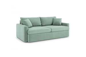 Прямой диван Романс Zara mint 14 Вид по диагонали