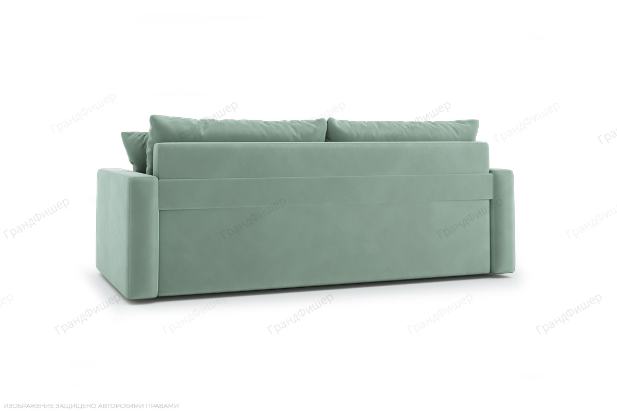 Прямой диван Романс Zara mint 14 Вид сзади