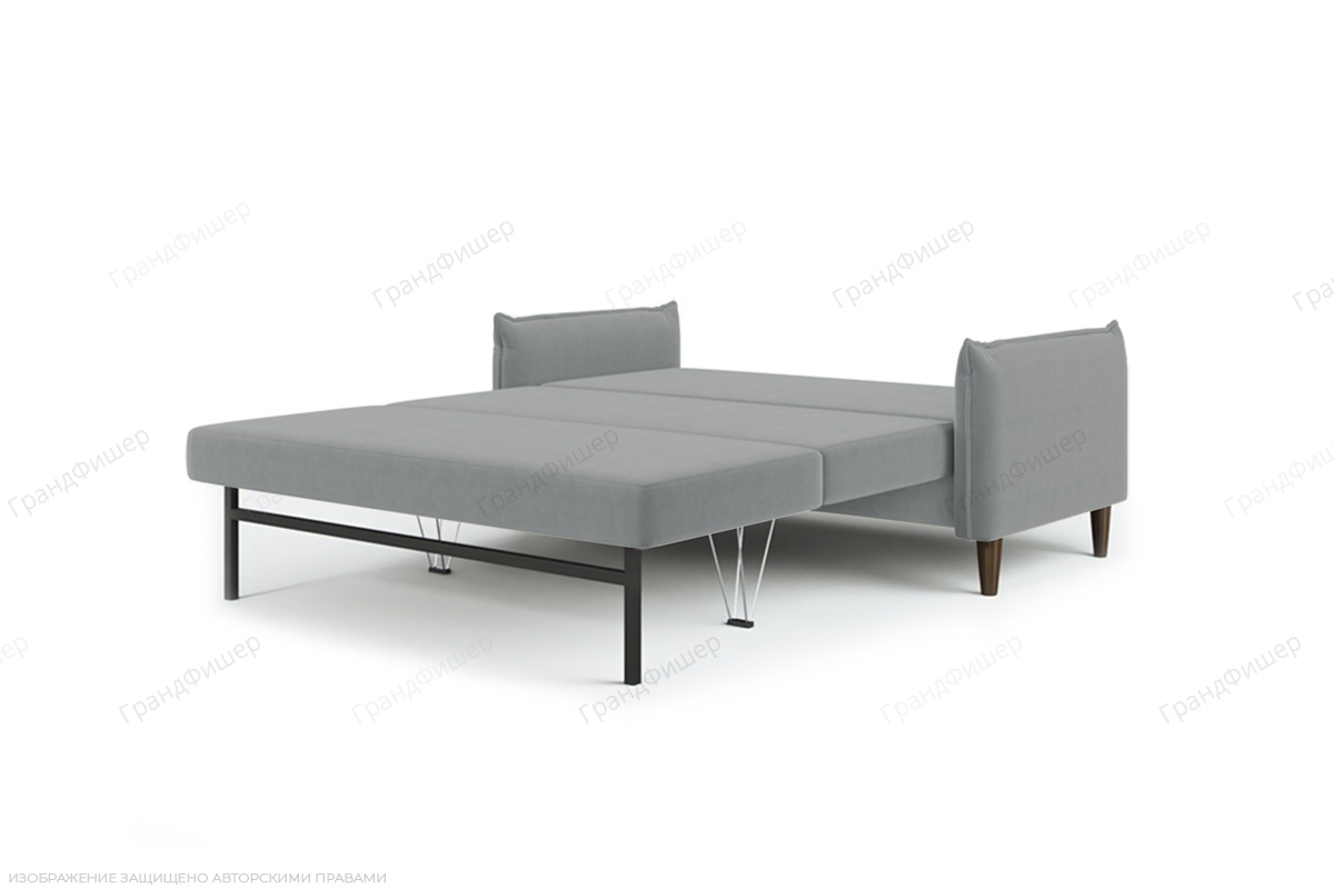 Прямой диван Порту слим (163 см) Zara Steel 52 Спальное место