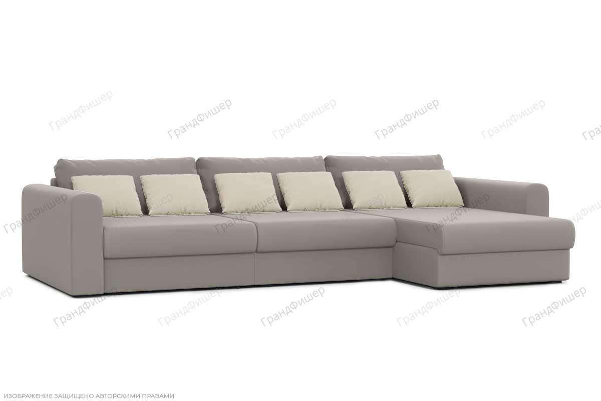 Угловой диван Модена 2А Энерджи Лайт 810/16 Вид по диагонали