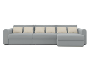 Угловой диван Модена 2А Zara Steel 52 Вид спереди