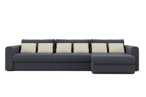 Угловой диван Модена 2А Amigo Grafit Вид спереди