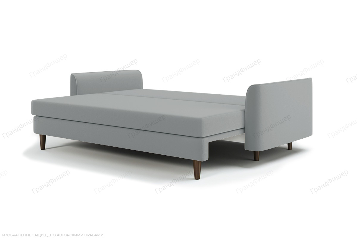 Прямой диван Уэрт-2 Zara Steel 52 Спальное место