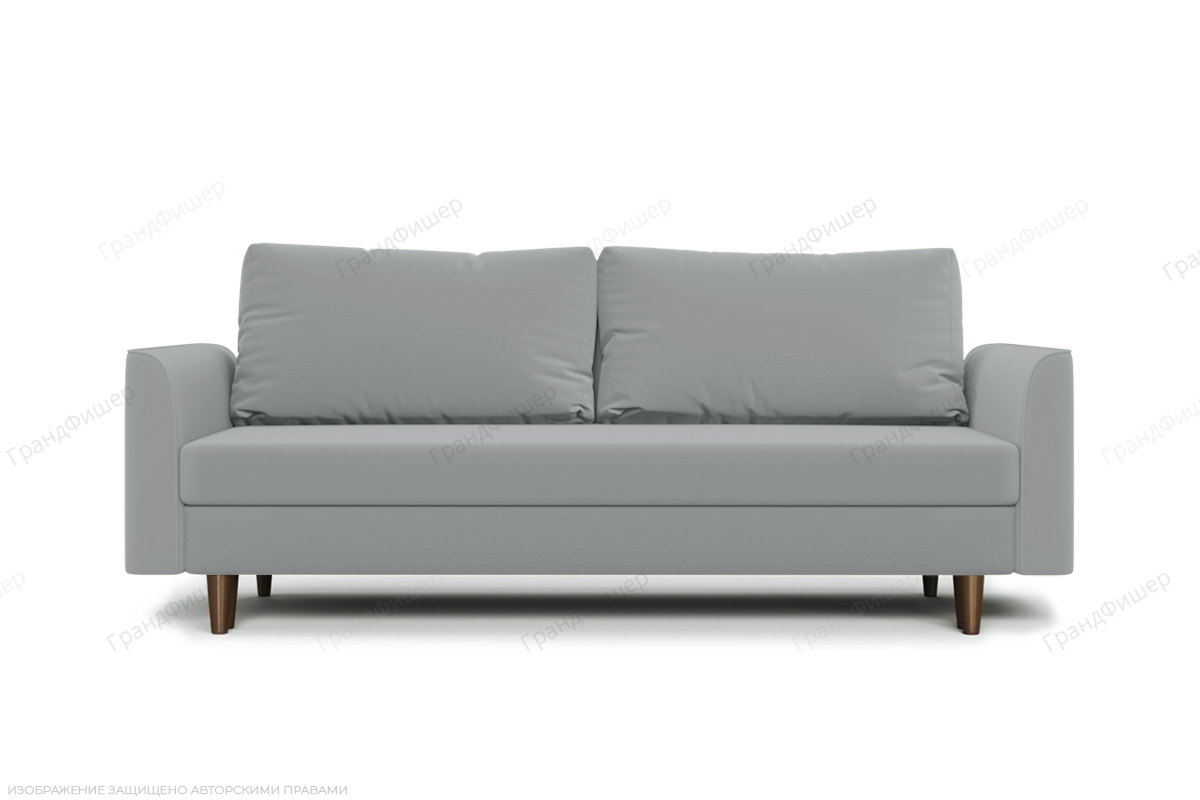 Прямой диван Уэрт-2 Zara Steel 52 Вид спереди