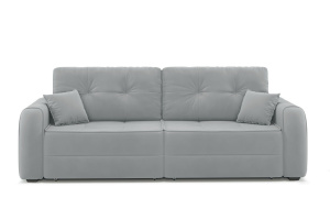 Прямой диван Кайман-8 Zara Steel 52 Вид спереди