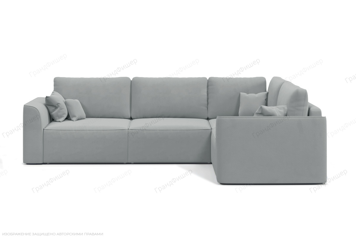 Двуспальный диван Моди 2У1 Zara Steel 52 Вид спереди