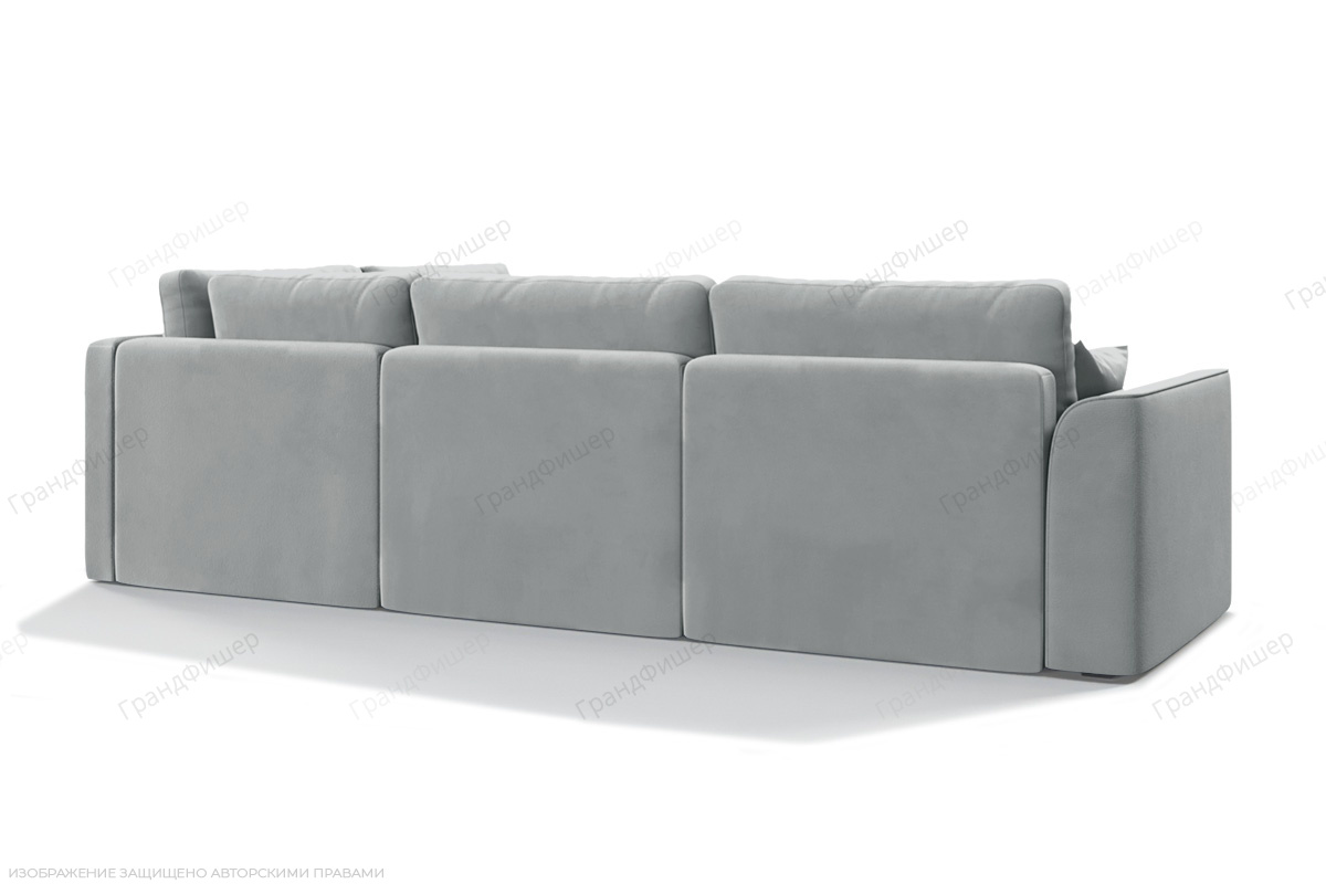 Двуспальный диван Моди 2У1 Zara Steel 52 Вид сзади