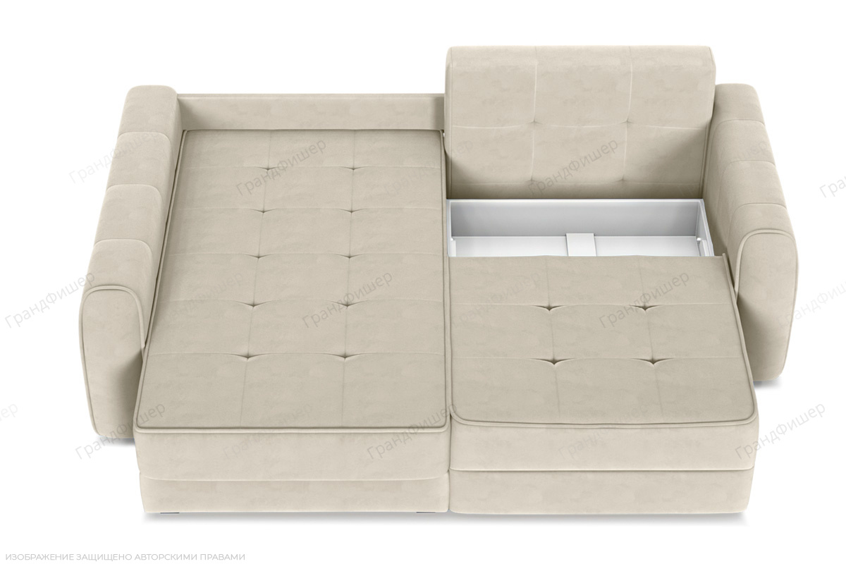 Угловой диван Кайман-13 Энерджи Лайт 810/2 Ящик для белья