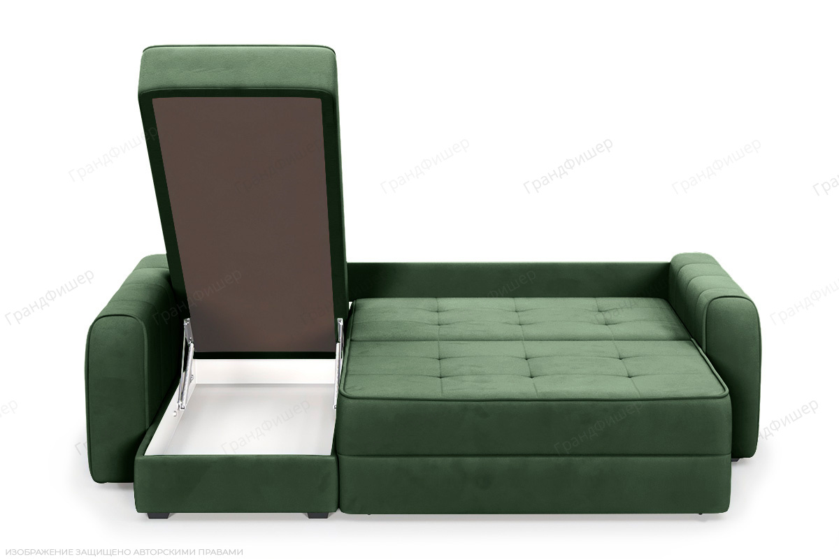 Угловой диван Кайман-12 Amigo Green Ящик для белья