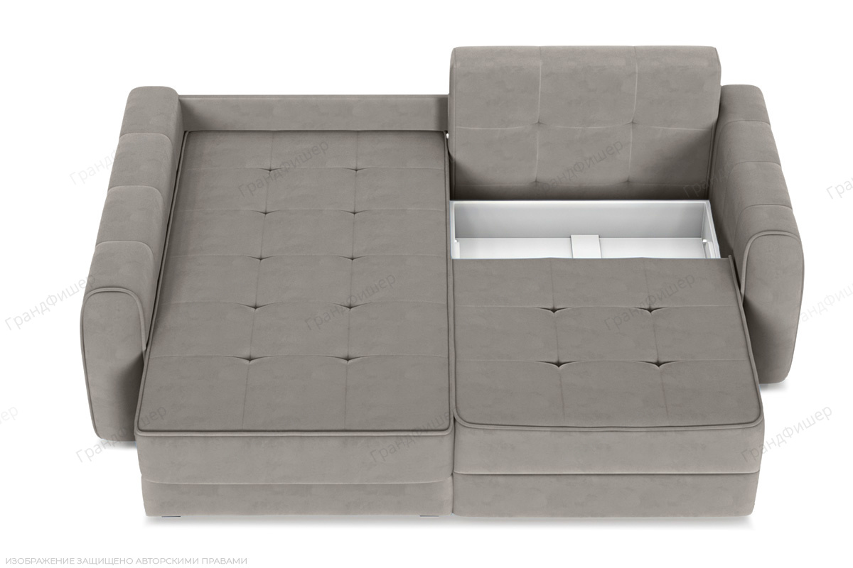 Угловой диван Кайман-13 Энерджи Лайт 810/16 Ящик для белья