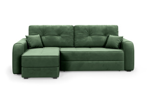 Угловой диван Кайман-12 Amigo Green Вид спереди