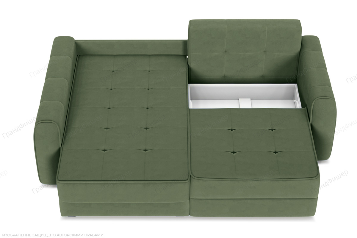 Угловой диван Кайман-13 Энерджи Лайт 810/13 Ящик для белья