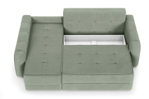 Угловой диван Кайман-12 Zara Olivo 30 Ящик для белья