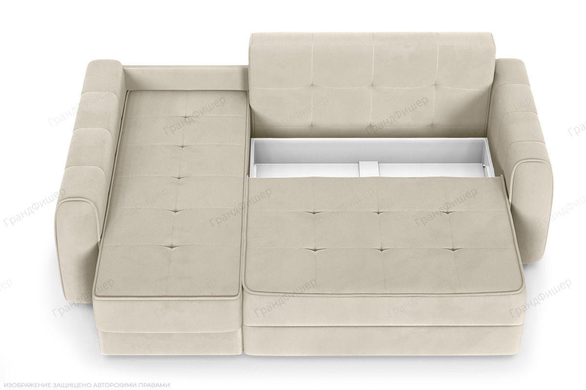 Угловой диван Кайман-12 Энерджи Лайт 810_2 Ящик для белья