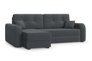 Угловой диван Кайман-12 Энерджи Лайт 810_19 Серый Вид по диагонали