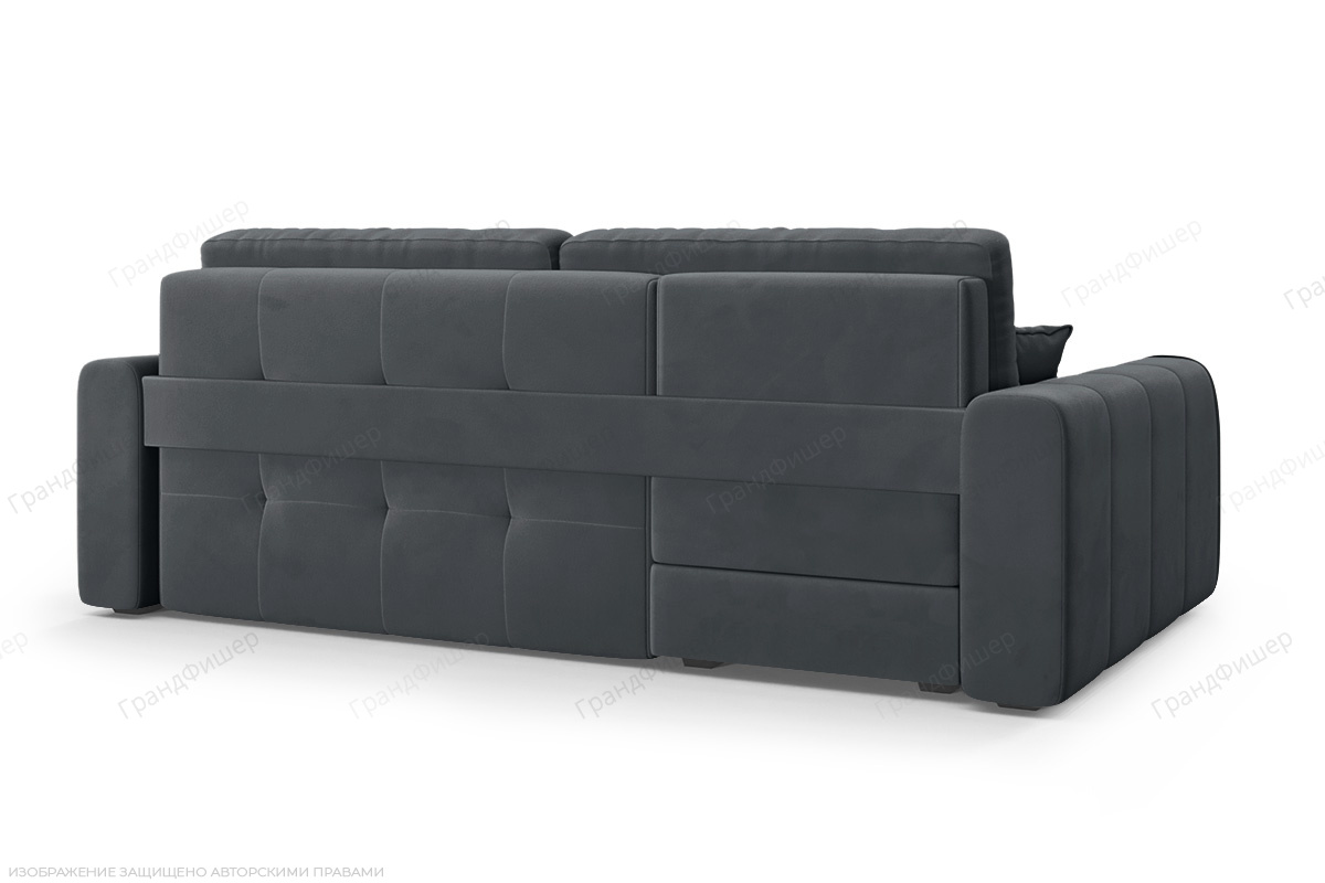 Угловой диван Кайман-12 Энерджи Лайт 810_19 Серый Вид сзади