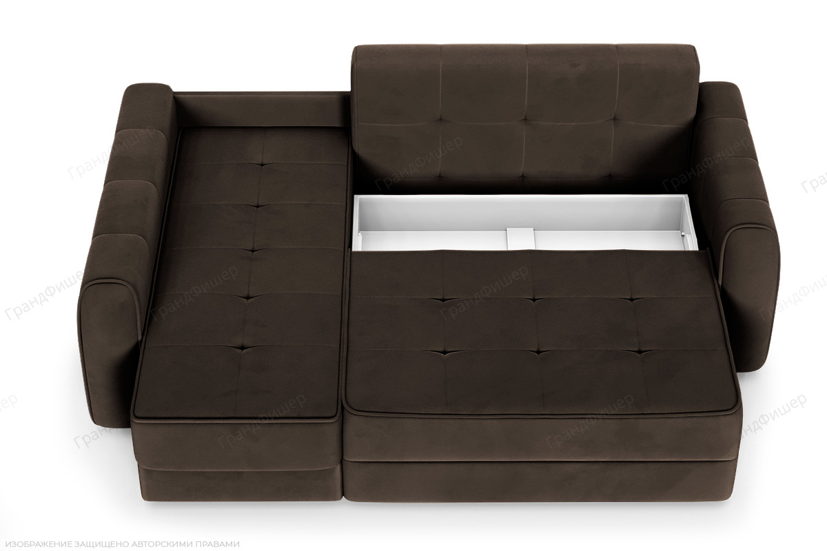 Угловой диван Кайман-12 Энерджи Лайт 810_7 Ящик для белья