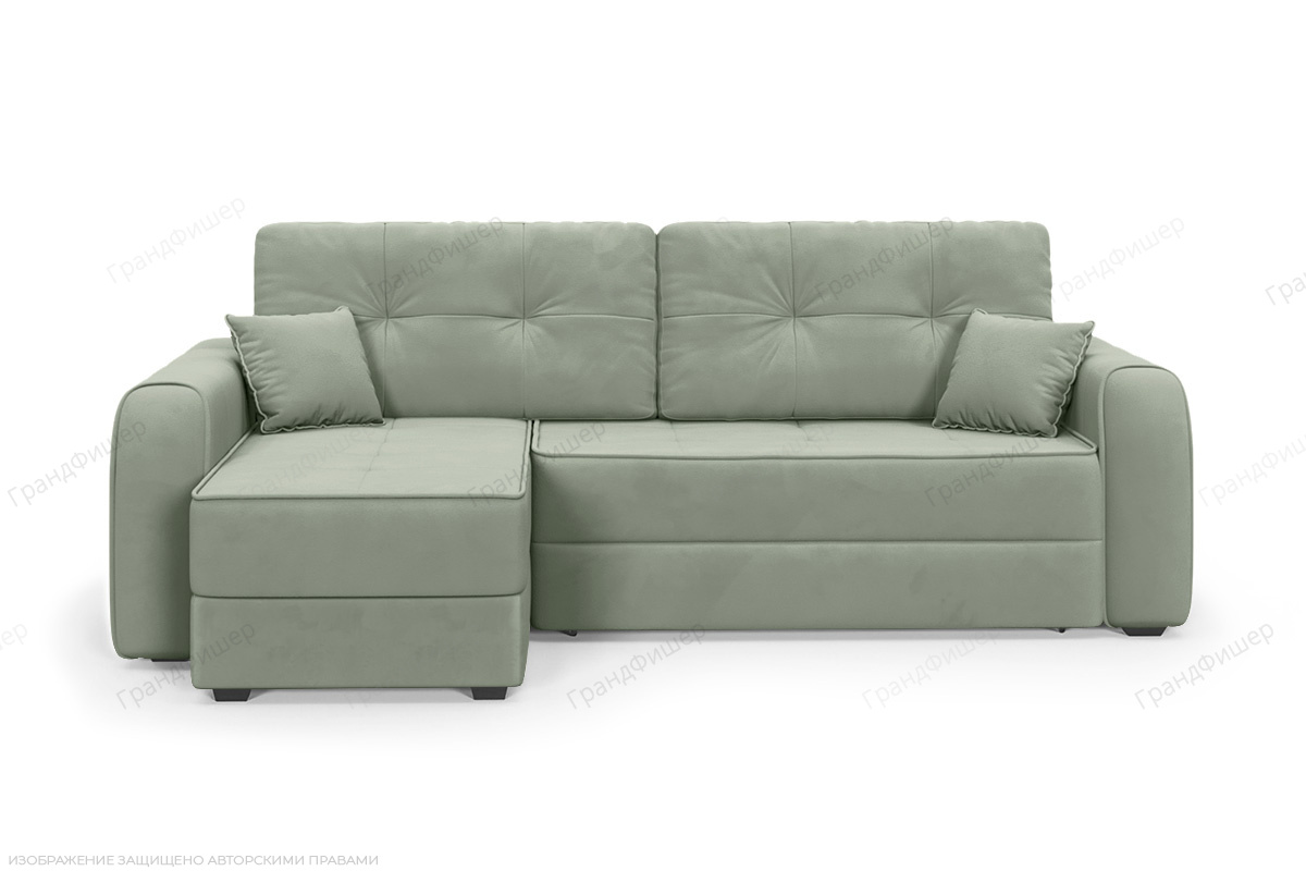 Угловой диван Кайман-12 Zara Olivo 30 Вид спереди