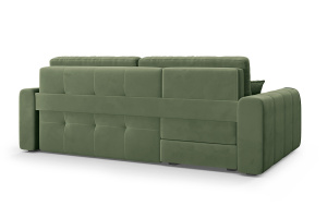 Угловой диван Кайман-12 Энерджи Лайт 810_13 Зеленый Вид сзади