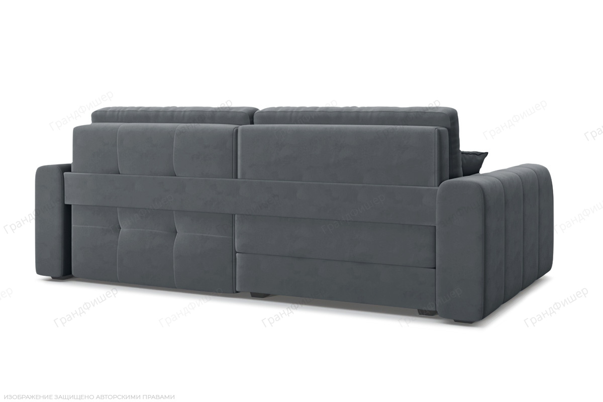 Угловой диван Кайман-13 Энерджи Лайт 810_19 Серый Вид сзади