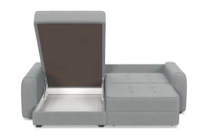 Угловой диван Кайман-13 Zara Steel 52 Ящик для белья