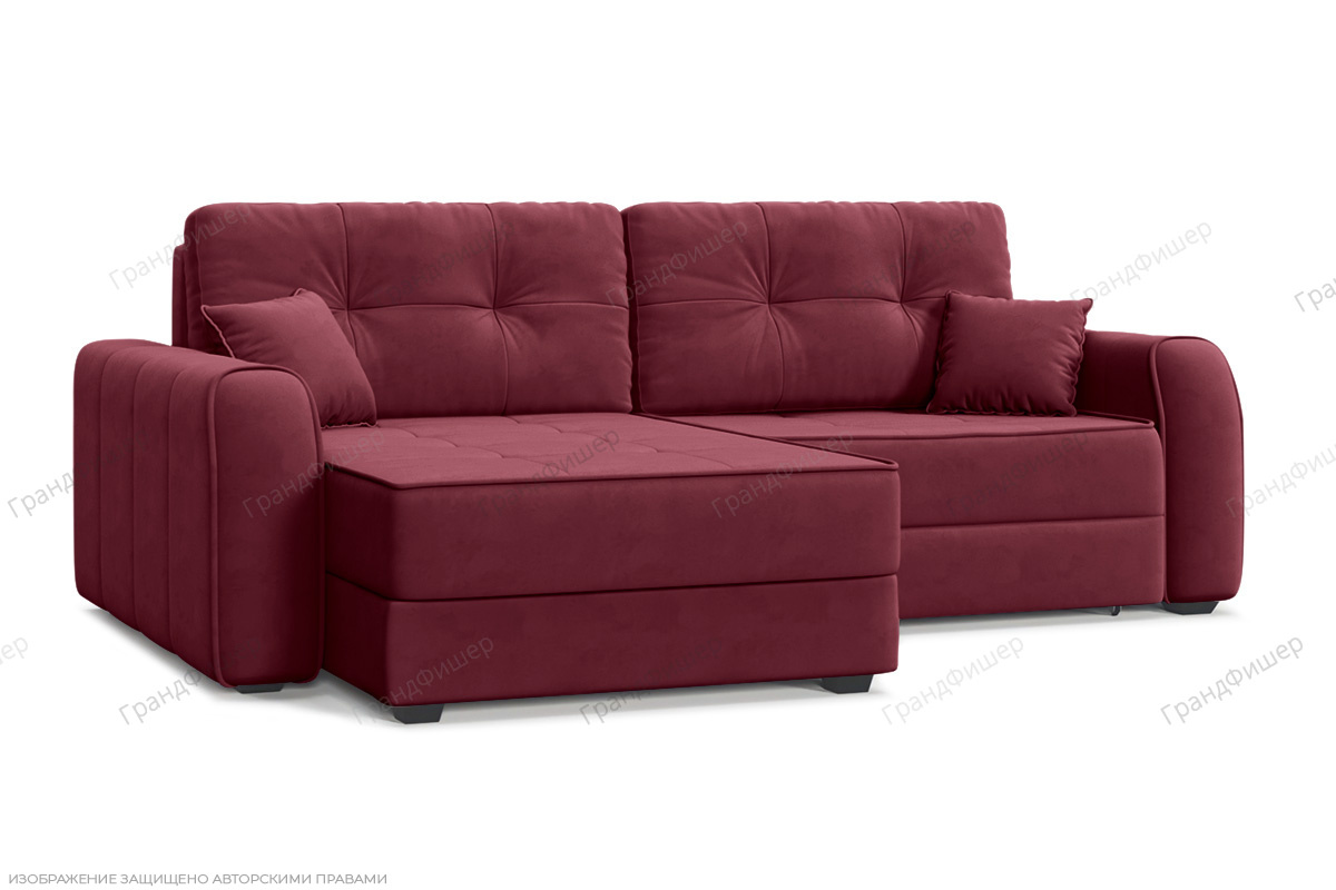 Угловой диван Кайман-13 Энерджи Лайт 810_17 Вид по диагонали