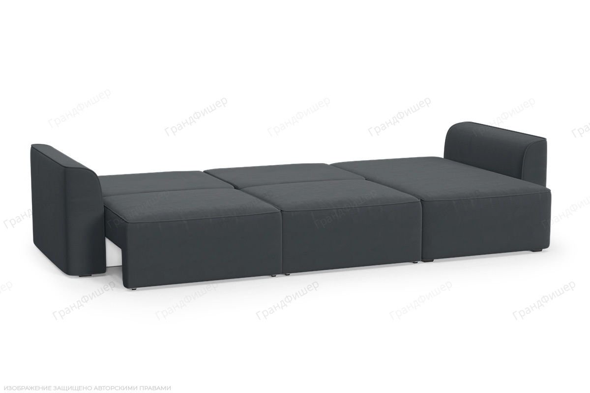 Угловой диван Сиэтл 2А Энерджи Лайт 810_19 Серый Спальное место