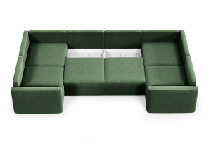 Модульный диван Моди 1У2У1 Amigo Green Ящик для белья
