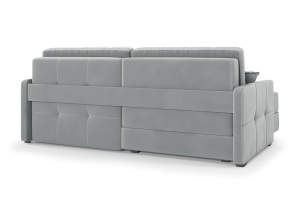 Пружинный диван Кайман-3 Zara Steel 52 Вид сзади