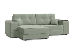 Угловой диван Кайман-5 с ящиками и столом Zara Olivo 30 Вид по диагонали