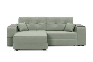 Угловой диван Кайман-5 с ящиками и столом Zara Olivo 30 Вид спереди