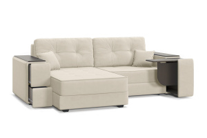 Угловой диван Кайман-5 с ящиками и столом Энерджи Лайт 810_2 Вид по диагонали