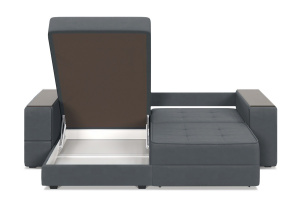 Угловой диван Кайман-5 с ящиками и столом Энерджи Лайт 810_19 Серый Ящик для белья