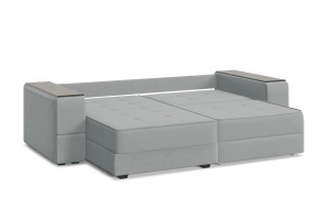 Угловой диван Кайман-5 с ящиками и столом Zara Steel 52 Спальное место