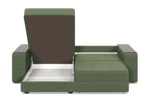 Угловой диван Кайман-5 с ящиками и столом Энерджи Лайт 810_13 Зеленый Ящик для белья