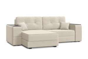 Угловой диван Кайман-5 с ящиками и столом Энерджи Лайт 810_2 Вид по диагонали