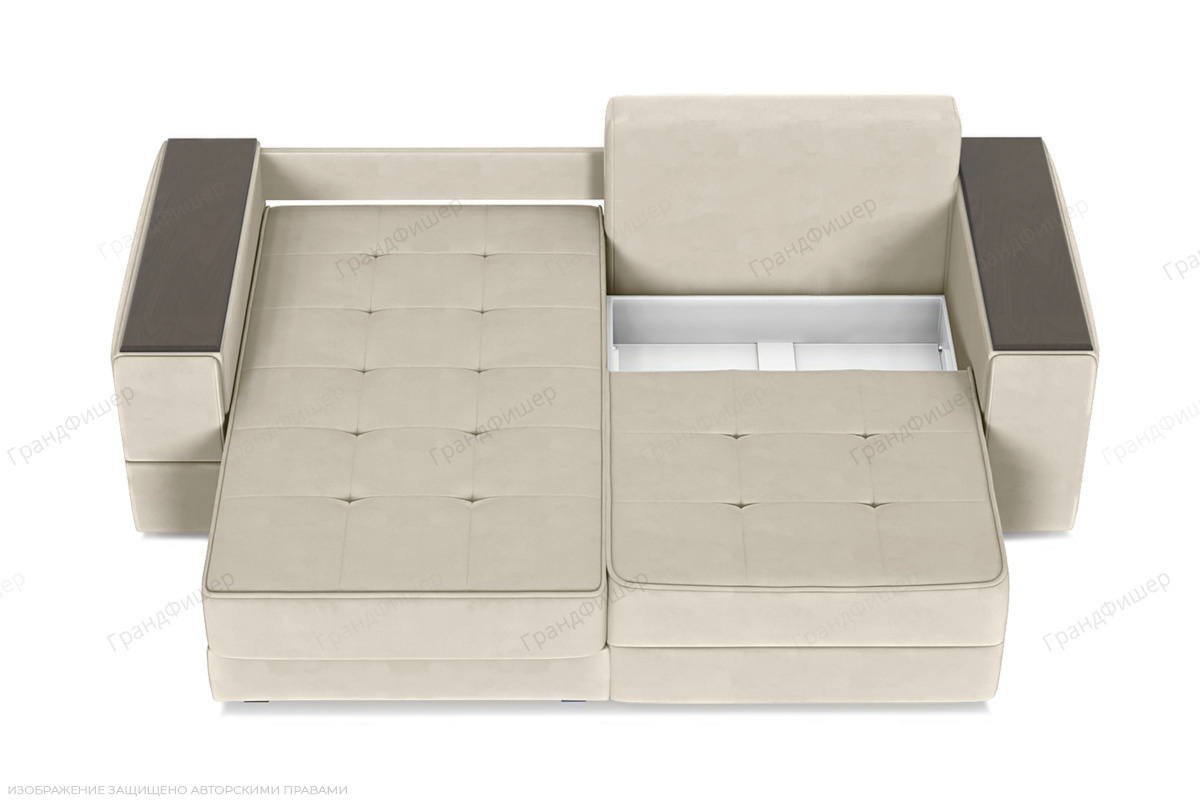 Угловой диван Кайман-5 с ящиками и столом Энерджи Лайт 810_2 Ящик для белья